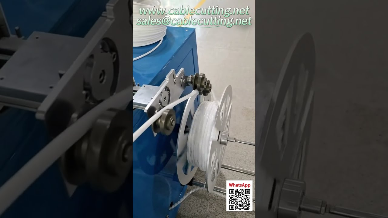 All-in-One Air Hose Winding Machine with Precision Metering, Traversing, and Cutting