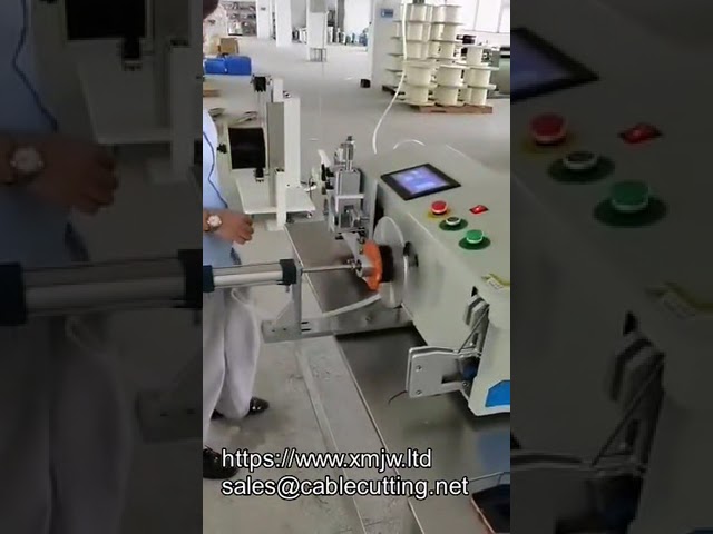 Automatyczna maszyna do zwijania kabli – automatyczne cięcie i skręcanie przewodów