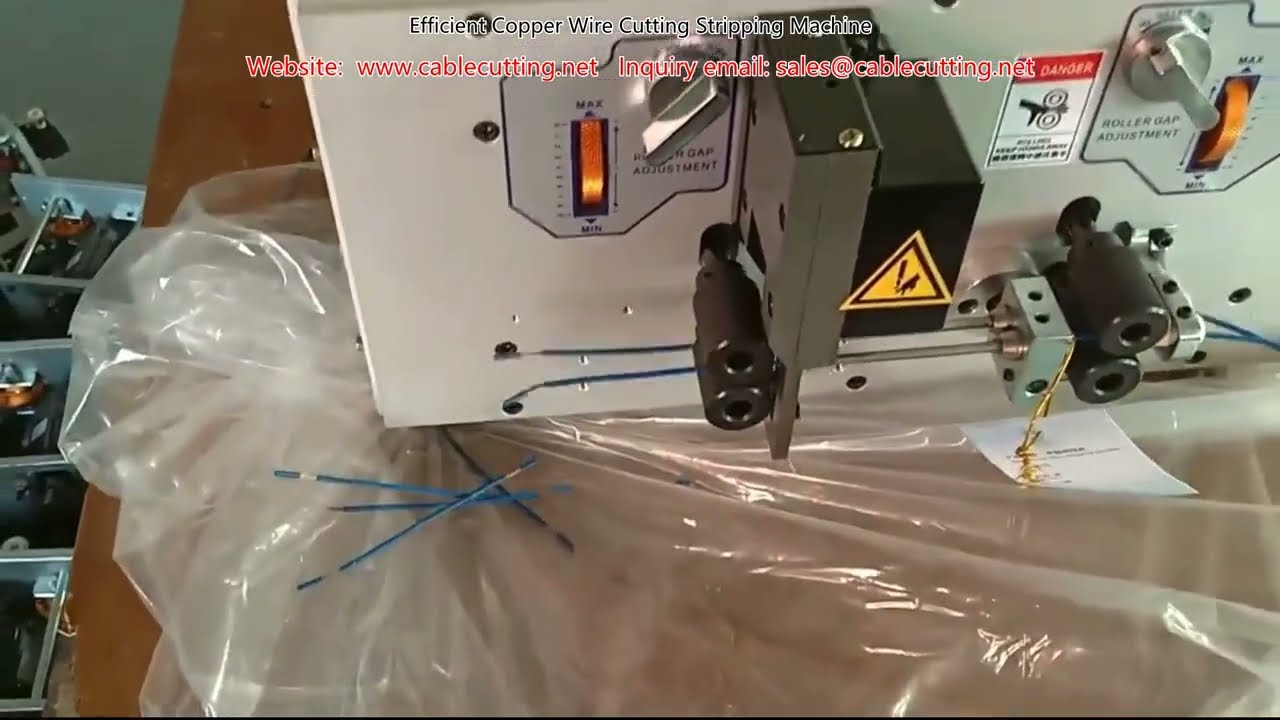 Efficient Copper Wire Cutting and Stripping Machine