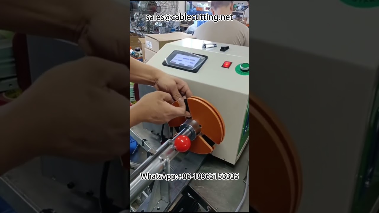 Maszyna do obróbki kabli HDMI – szybkie przewijanie i wiązanie | Automatyzacja produkcji