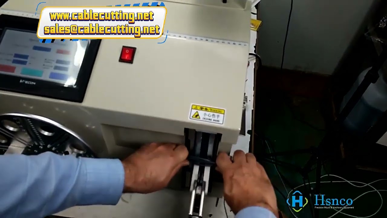 HMI Touch Screen Semi cable tie machine Winding and tying machine Wire Twist Tie Machine cable coil