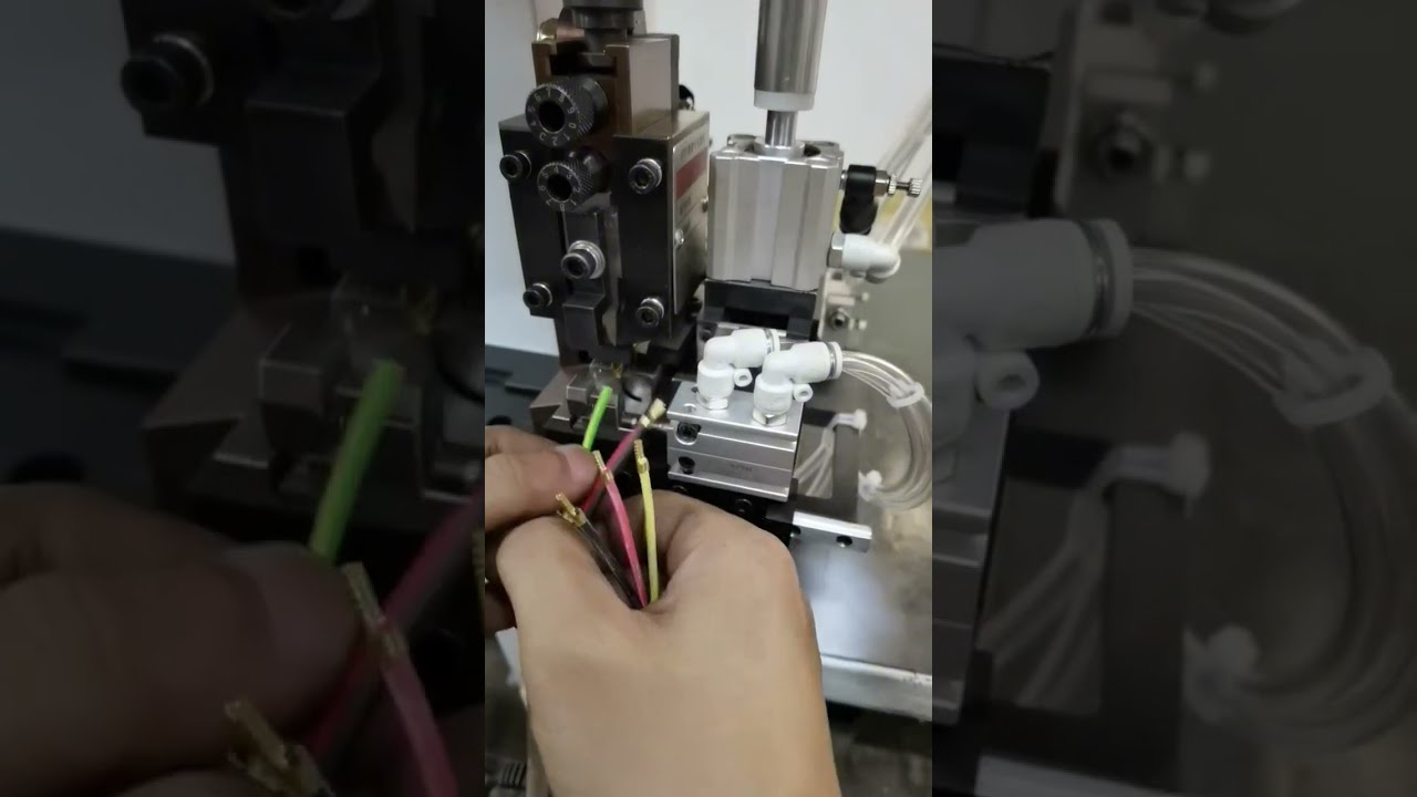 Export Version Straight Continuous Strip Terminal Crimping Machine