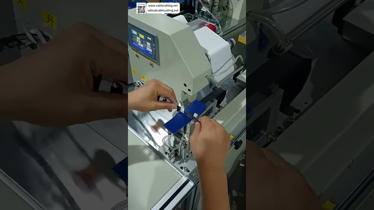 Maszyna do składania i etykietowania drutu serwo – precyzyjne automatyczne podawanie i znakowanie etykiet