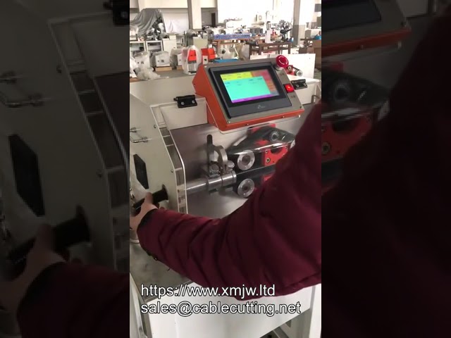 Automatyczna maszyna do cięcia rurek nylonowych o wysokiej precyzji z podajnikiem taśmowym