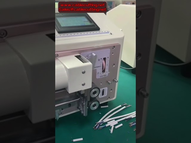 Automatyczna maszyna do cięcia i zdejmowania izolacji kabli PVC – wielożyłowa ściągarka do przewodów