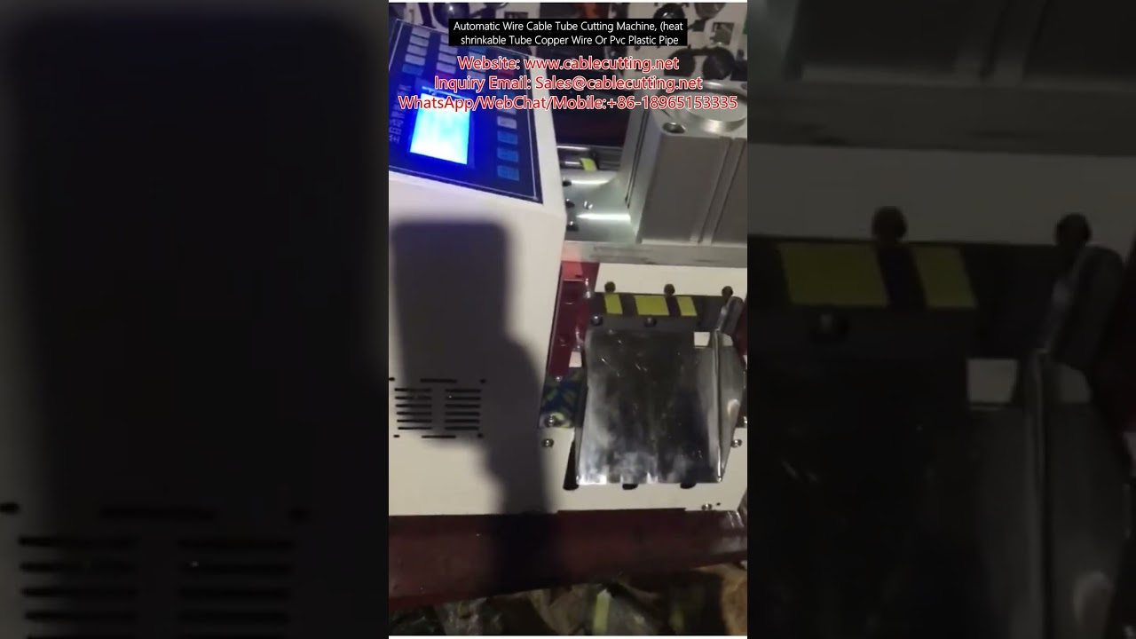 Automatyczna maszyna do cięcia kabli, rur i przewodów – do rur termokurczliwych, drutu miedzianego i rur PVC