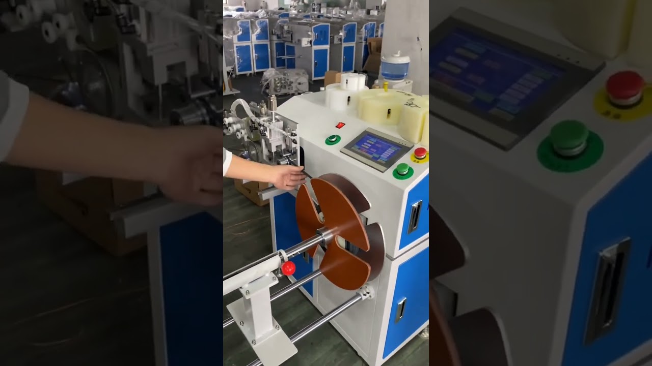 Automatic Wire Meter Counting, Sorting, Cutting, Winding & Coiling Machine with Precise Metering