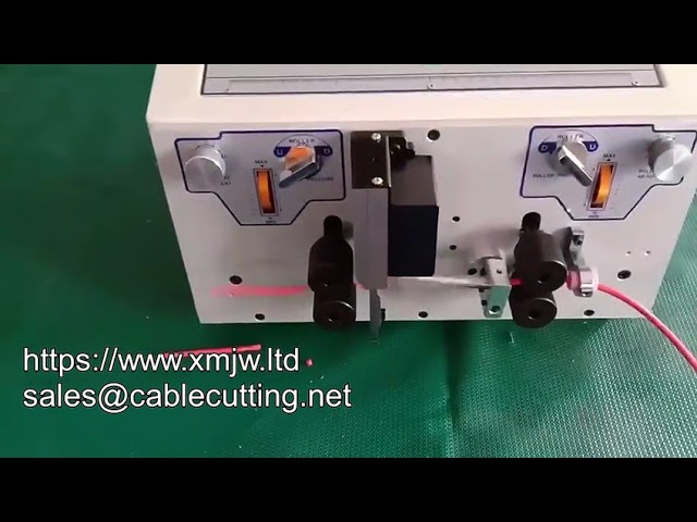 Maszyna do automatycznego cięcia i zdejmowania izolacji z drutu aluminiowego WPM 03e - niska cena