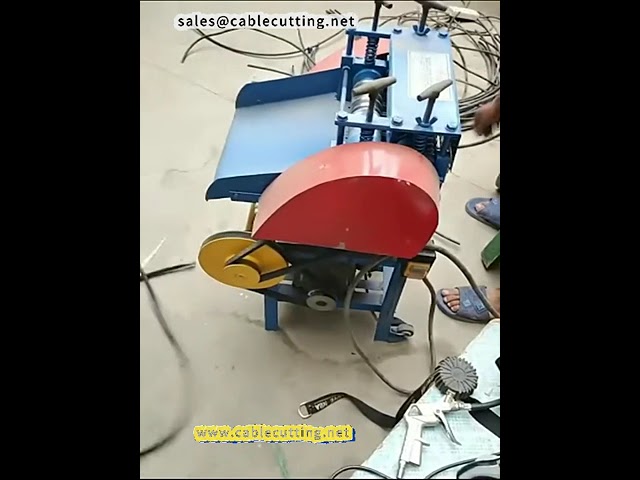 Automatic wire stripping machine, scrap copper wire, household waste cable, stripping copper wire