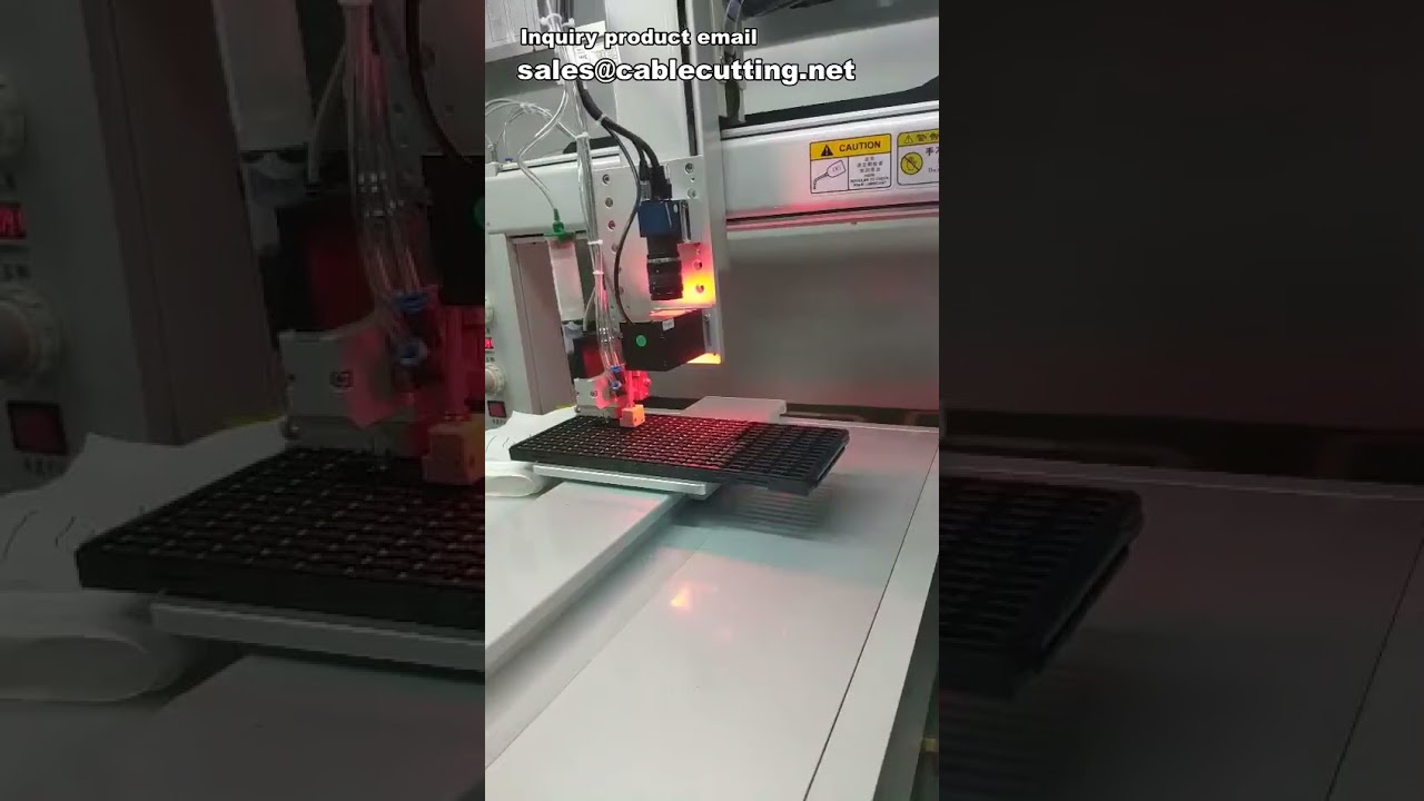 Robotyczny Dozownik Kleju z Wizją, Trójosiowy Dozownik Kleju, Maszyna Do Dozowania Kleju z Kamerą