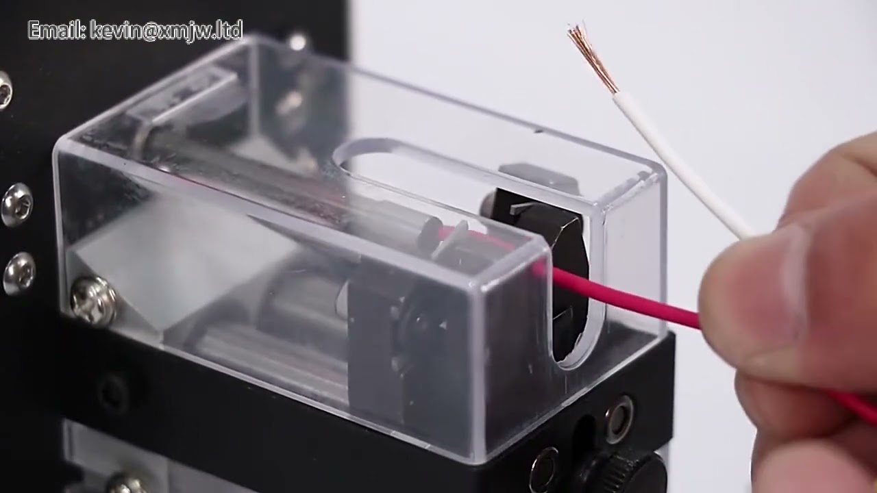 Maszyna do zdejmowania izolacji z przewodów elektrycznych 0,03-4,0 mm² - automatyczne odizolowywanie końcówek