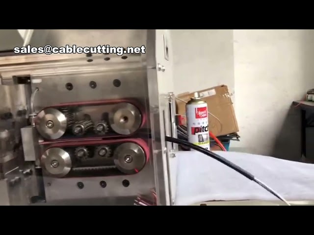 Czterordzeniowa automatyczna maszyna do cięcia i zdejmowania izolacji z przewodów, maszyna do obróbki końcówek kabli wielożyłowych