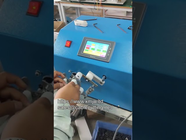 Automatyczna maszyna do zwijania i wiązania kabli danych iPhone
