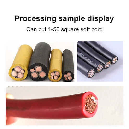 Pneumatyczny Kabel Maszyna do cięcia WPM-C50 Thumb